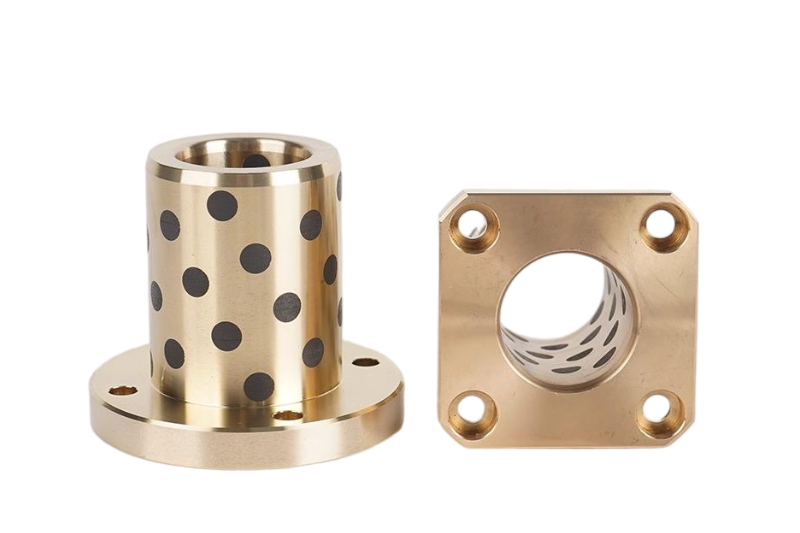 Custom Flanged Bronze Bushing Custom Flanged Bronze Bushing